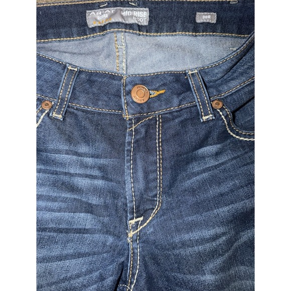 Ariat Rebar Mid Rise Riveter Boot Jeans Western Durastretch Work Women 30R NWOT - Picture 5 of 5